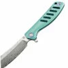 Artisan Cutlery Tomahawk Frame Lock Knife Green Titanium (3.14" Damascus) ATZ-1815GSD -CUTTING EDGE CUTLERY CO Sales 0758c4a19bf1a1ae0e80f3f3f8032136