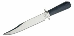 Cold Steel Laredo Bowie Fixed Blade Knife Black Micarta (10.5" Satin) CS-39LME4