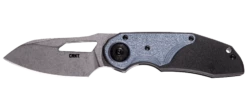 CRKT Attaboy Deadbolt Lock Assisted Knife Black/Blue GRN (2.73" SW) 5410