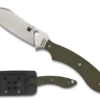 Spyderco Stok Drop Point Fixed Blade Knife OD Green G-10 (2.95" Satin) FB50GPOD -CUTTING EDGE CUTLERY CO Sales 196d66236727ccaffa95359870df21b9