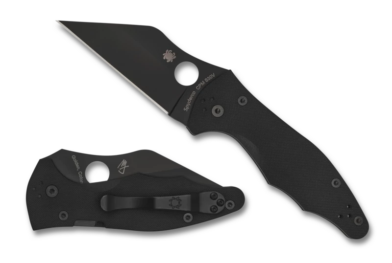 Spyderco Yojimbo 2 Compression Lock Knife Black G-10 (3.2" Black) C85GPBBK2 3 Spyderco Yojimbo 2 Compression Lock Knife Black G-10 (3.2" Black) C85GPBBK2