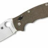 Spyderco Manix 2 XL Brown Canvas Micarta CPM CRU-WEAR (3.85" Satin) C95MPCW2 -CUTTING EDGE CUTLERY CO Sales 21af6c7ae9096d872d4a9f94cc4b3fe4