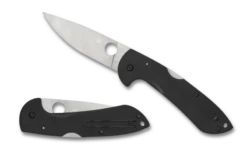 Spyderco Siren Lockback Knife Black G-10 (3.6" Satin) C247GP