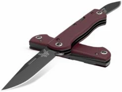 Benchmade Weekender Folding Knife Burgundy Micarta (2.99" Black) 317BK-02