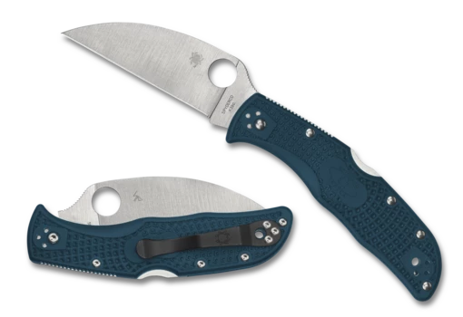 Spyderco Endela Lightweight Wharncliffe Folding Knife K390 Blue FRN (3.42" Satin) C243FPWK390 3 Spyderco Endela Lightweight Wharncliffe Folding Knife K390 Blue FRN (3.42" Satin) C243FPWK390