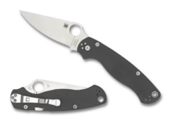 Spyderco Para Military 2 Dark Gray G10 Maxamet (3.47" Satin) C81GPDGY2