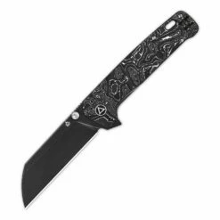 QSP Penguin Plus Frame Lock Knife Aluminum Foil Carbon Fiber/Titanium (3.37" BW) QS130XL-D2