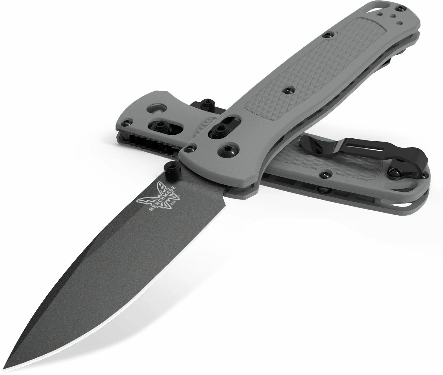 Benchmade Bugout AXIS Lock Knife Storm Gray Grivory (3.24" Black) 535BK-08 3 Benchmade Bugout AXIS Lock Knife Storm Gray Grivory (3.24" Black) 535BK-08