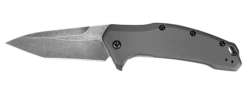 Kershaw Link Tanto Knife Gray Aluminum (3.25" BlackWash) 1776TGRYBW