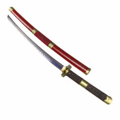One Piece Zoro Red Handmade Katana Sword -CUTTING EDGE CUTLERY CO Sales 498d542c1fee159bfdaf9595f6c73afa