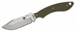 Spyderco Stok Bowie Fixed Blade Knife OD Green G-10 (2.95" Satin) FB49GPOD -CUTTING EDGE CUTLERY CO Sales 4af4625496d1e99e0ed1cd8500372f99