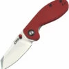 CJRB Swaggs Maileah Liner Lock Knife Red G-10 (2.38" Sand Polish) J1918REF -CUTTING EDGE CUTLERY CO Sales 4db67ea6e8269aed77111ba87e9aab23