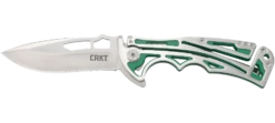 CRKT Nirk Tighe 2 Knife Green Stainless Steel (3.17" Satin) 5241