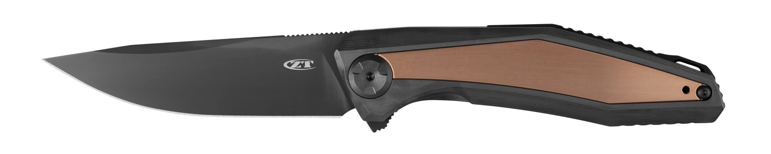 Zero Tolerance Sinkevich LIMITED EDITION Folding Knife DLC S110V Titanium (3.4" Copper Inlay) ZT 0470S110 3 Zero Tolerance Sinkevich LIMITED EDITION Folding Knife DLC S110V Titanium (3.4" Copper Inlay) ZT 0470S110