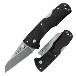 Cold Steel Kiridashi Tri-Ad Lock Knife Black GFN (2.5" Stonewash) 20KPL