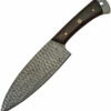 Damascus Chef's Fixed Blade Knife (6" Damascus) DM1266 -CUTTING EDGE CUTLERY CO Sales 55022a226737037320acb4b24653c6b6