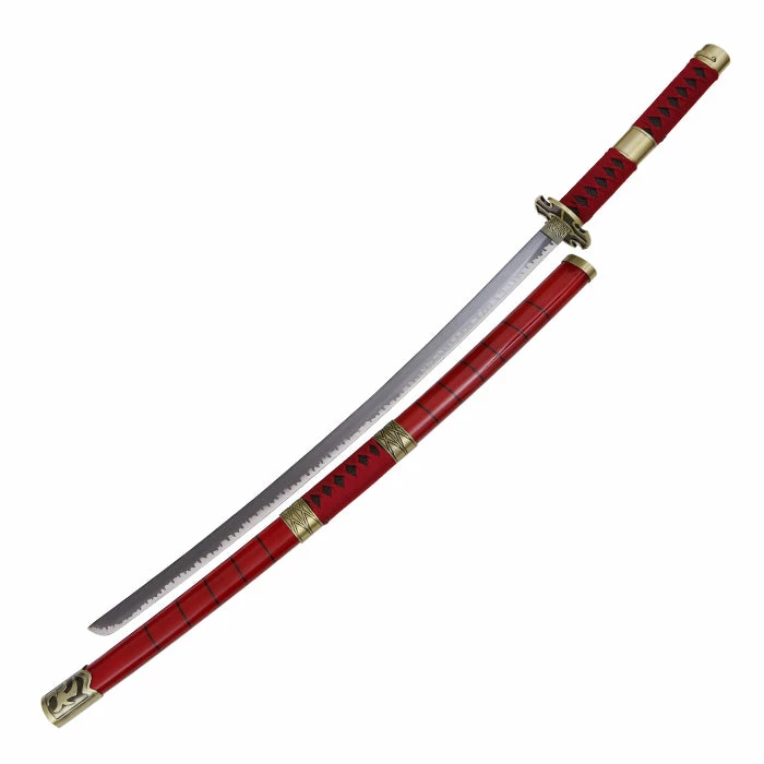 One Piece Zoro Red Katana Sword 3 One Piece Zoro Red Katana Sword