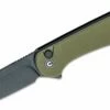 CIVIVI Elementum II Button Lock Knife OD Green G-10 (2.96" Black SW) C18062P-3