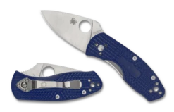 Spyderco Ambitious Lightweight Knife Blue FRN (2.31" Satin S35VN) C148PBL