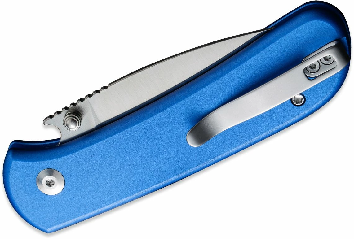 CIVIVI Qubit Button Lock Knife Blue Aluminum (2.98" Satin) C22030E-3 4 CIVIVI Qubit Button Lock Knife Blue Aluminum (2.98" Satin) C22030E-3 - Image 2