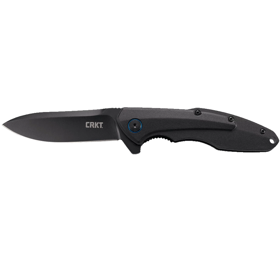 CRKT Caligo Liner Lock Flipper Knife Black Al (3.19" Black) 6215 3 CRKT Caligo Liner Lock Flipper Knife Black Al (3.19" Black) 6215