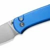 CIVIVI Qubit Button Lock Knife Blue Aluminum (2.98" Satin) C22030E-3 -CUTTING EDGE CUTLERY CO Sales 8a0d7674b0d88a54b4334bced25f34e5
