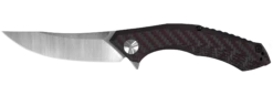 Zero Tolerance Sinkevich Flipper Knife Red Carbon Fiber (3.7" SW/Satin) ZT 0462