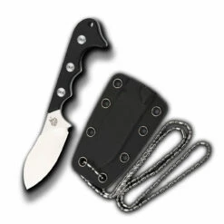 QSP Neckmuk Neck Knife Black G10 (2.88" Satin D2) QS125A -CUTTING EDGE CUTLERY CO Sales 9f84e42c8cff4ff86269419ac9e8e83a