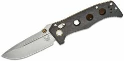 Benchmade Mini Adamas AXIS Lock Knife Carbon Fiber (3.25" Stonewash) 273-03