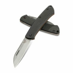 Benchmade Proper Sheepsfoot Slip Joint Knife Carbon Fiber/FDE (2.82" SW) 319-2