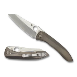 Spyderco Rassenti Paysan Integral Frame Lock Knife (3.88" S90V Stonewash) C238TIP