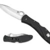 Spyderco Centofante 3 Knife Folder (3.125" Satin Plain) C66PBK3 -CUTTING EDGE CUTLERY CO Sales C66PBK3