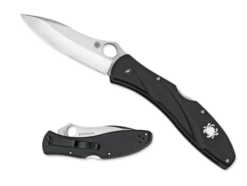 Spyderco Centofante 3 Knife Folder (3.125" Satin Plain) C66PBK3