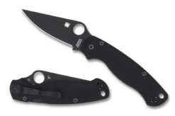 Spyderco Paramilitary 2 Knife Black G-10 (3.44" Black S45VN) C81GPBK2