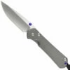 Chris Reeve Small Sebenza 31 Knife Titanium S45VN (2.9" Stonewash) S31-1000 -CUTTING EDGE CUTLERY CO Sales CHSL31 1000