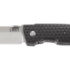 CRKT Lucas Burnley Aux Liner Lock Folding Knife Black (3.25" Satin) 1220 -CUTTING EDGE CUTLERY CO Sales CR1220