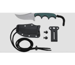CRKT Folts Minimalist Persian Neck Knife Green G-10 (2.76" Bead Blast) 2379 -CUTTING EDGE CUTLERY CO Sales CR2379 2