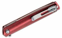 CRKT Ken Onion Stylus Spring Assisted Flipper Knife Maroon (3.18" Satin) K820BXP -CUTTING EDGE CUTLERY CO Sales CRK820BXP 2