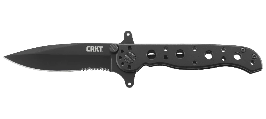 CRKT Liner Lock Folding Knife (3" Black Serr) M21-10KSF 4 CRKT Liner Lock Folding Knife (3" Black Serr) M21-10KSF - Image 2