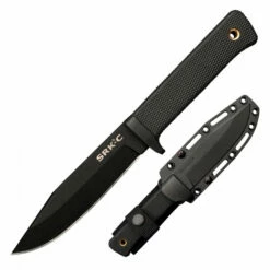Cold Steel SRK Compact Fixed Blade Knife Knife Kray-Ex (5" Black) 49LCKD -CUTTING EDGE CUTLERY CO Sales CS49LCKD