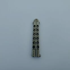 Balisong Butterfly Knife Trainer (Silver W/ Blue) -CUTTING EDGE CUTLERY CO Sales JSHK22655BLU 2