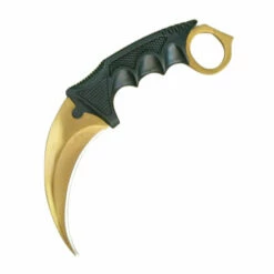 Karambit Fixed Blade Knife (Gold) -CUTTING EDGE CUTLERY CO Sales JSHK8746Gold 01