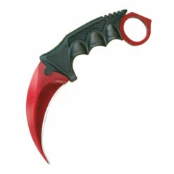 Karambit Fixed Blade Knife (Red) -CUTTING EDGE CUTLERY CO Sales JSHK8746red 01