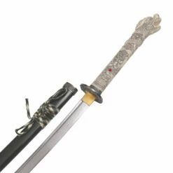 Highlander Hand Forged Lion's Head Katana Sword -CUTTING EDGE CUTLERY CO Sales JSJOTS092 4
