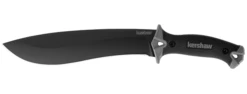 Kershaw Camp 10 Fixed Blade Knife Knife Machete (10" Black Plain) 1077 -CUTTING EDGE CUTLERY CO Sales KS1077