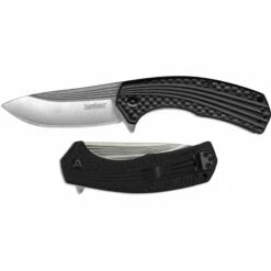 Kershaw Portal Assisted Opening Flipper Knife (3.3" Stonewash) 8600 -CUTTING EDGE CUTLERY CO Sales KS8600
