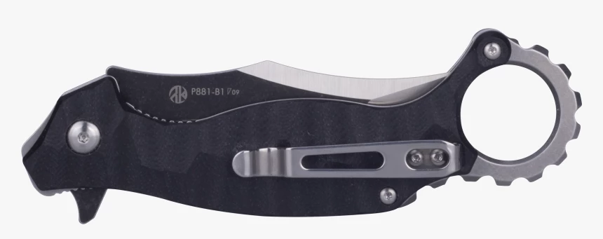 Ruike Karambit Flipper Folding Knife G10 Black (2.97" Sandvik) P881-B1 4 Ruike Karambit Flipper Folding Knife G10 Black (2.97" Sandvik) P881-B1 - Image 2