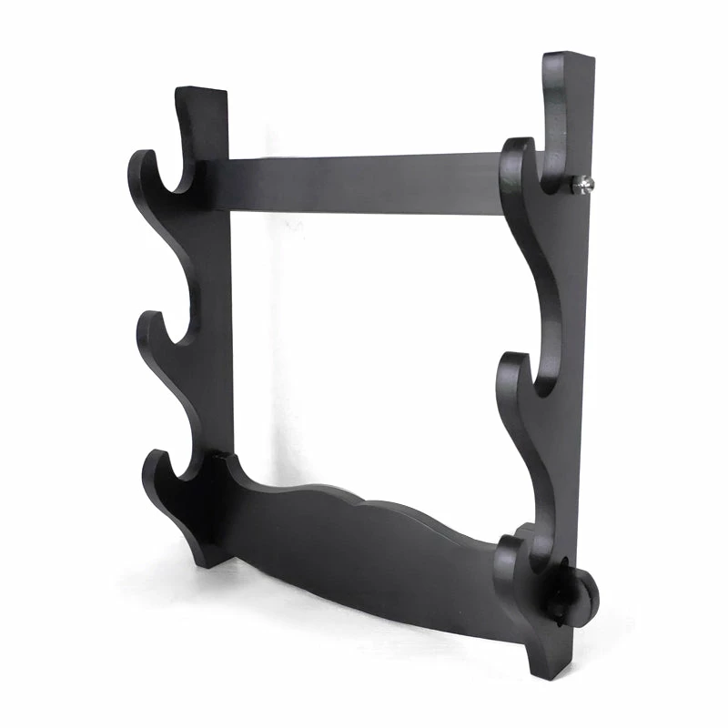 Triple Wall Mount Sword Hanger (3-Tiers) 3 Triple Wall Mount Sword Hanger (3-Tiers)