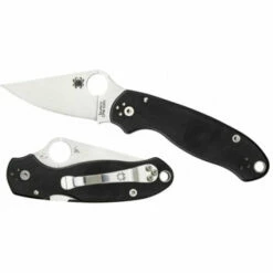 Spyderco Paramilitary 3 Compression Lock Knife Black S45VN (3" Satin) C223GP