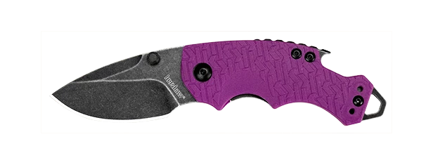 Kershaw Shuffle Liner Lock Knife Purple (2.375" BlackWash) 8700PURBW 3 Kershaw Shuffle Liner Lock Knife Purple (2.375" BlackWash) 8700PURBW